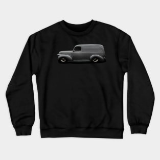 1941 Slammed Chevy Panel - black Crewneck Sweatshirt